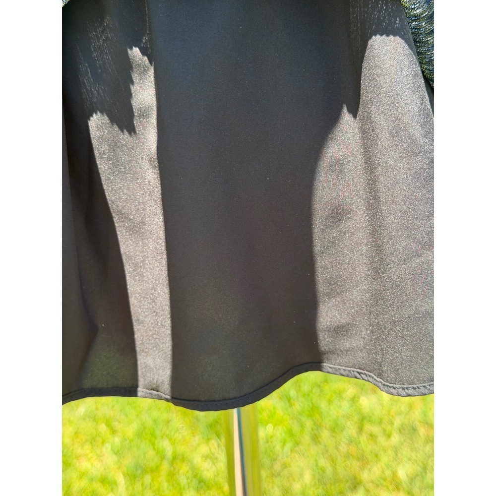 NEW Banana Republic Silver Glam Shimmer Metallic Going Out Tank Top Women's‎ M - Picture 5 of 13